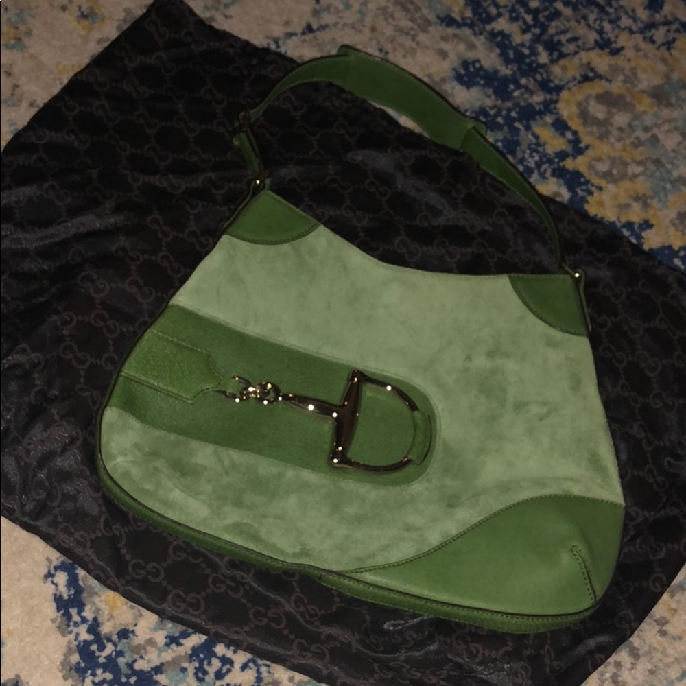 Gucci green handbag